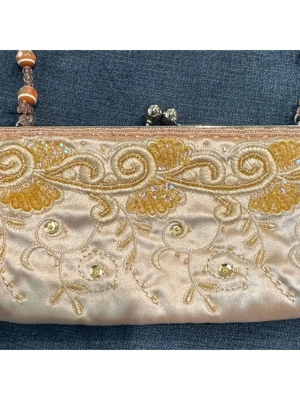 Vintage Beaded Evening Bag by Chateau. Excellent pre owned condition.